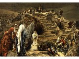 The Holy Women look on from afar, from The Life of Jesus Christ by J.J.Tissot, 1899